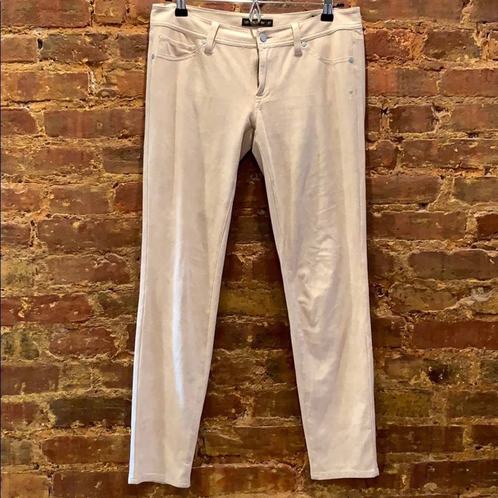 Genetic Denim The Shane Faux Suede Skinny Jeans
